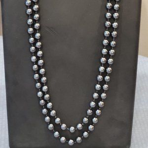 RMN Faux Pearl Knotted Necklace